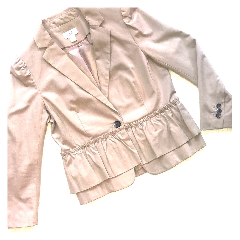 LOFT Peplum Blazer